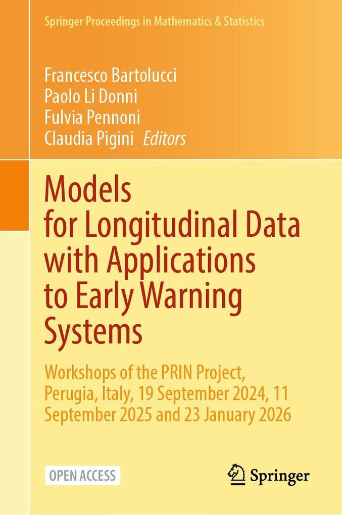 Models for Longitudinal Data with Applications to Early Warning Systems