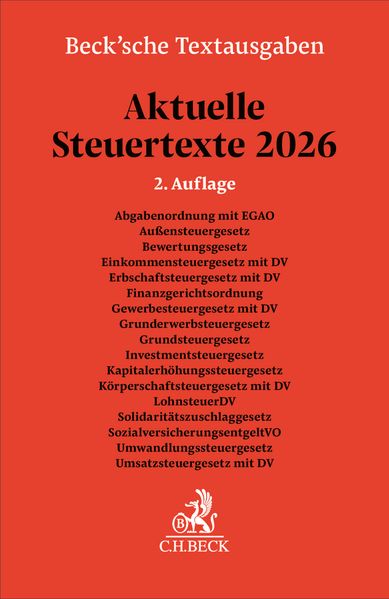 Aktuelle Steuertexte 2026