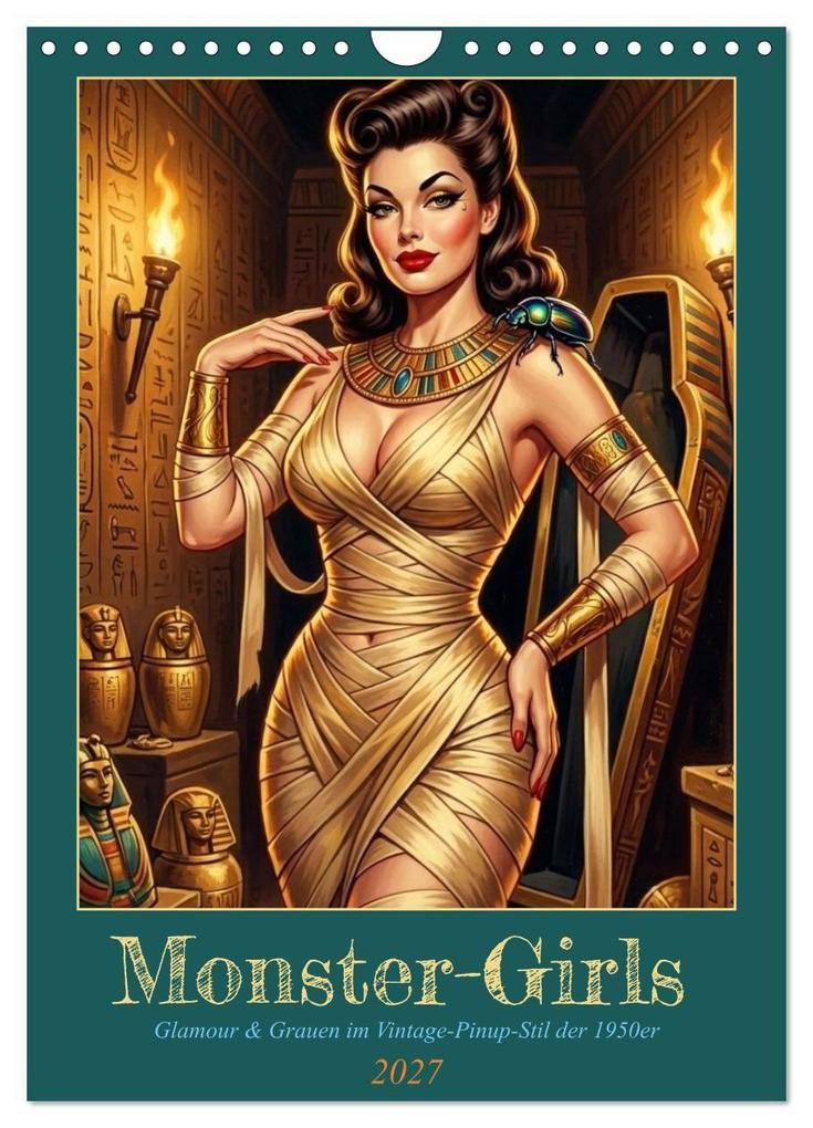 Monster-Girls (Wandkalender 2027 DIN A4 hoch) CALVENDO Monatskalender
