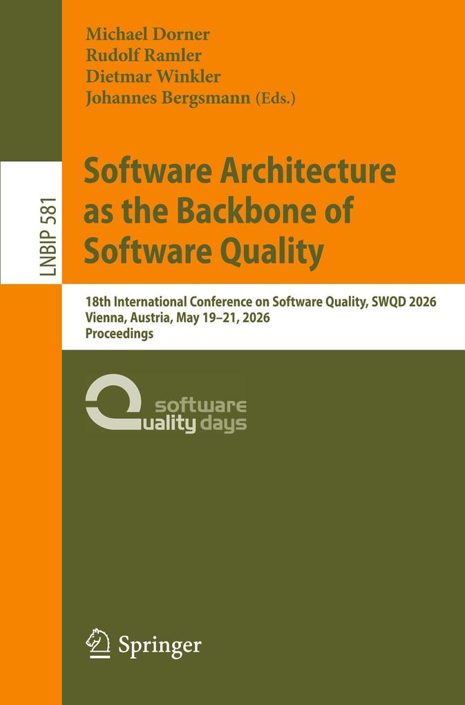 Software Architecture as the Backbone of Software Quality