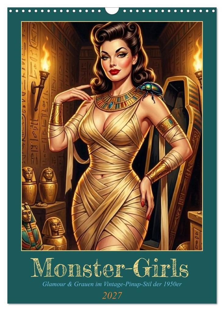 Monster-Girls (Wandkalender 2027 DIN A3 hoch) CALVENDO Monatskalender