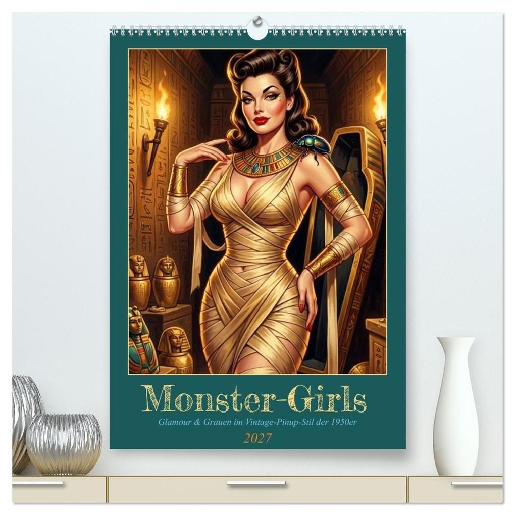 Monster-Girls (hochwertiger Premium Wandkalender 2027 DIN A2 hoch) Kunstdruck in Hochglanz