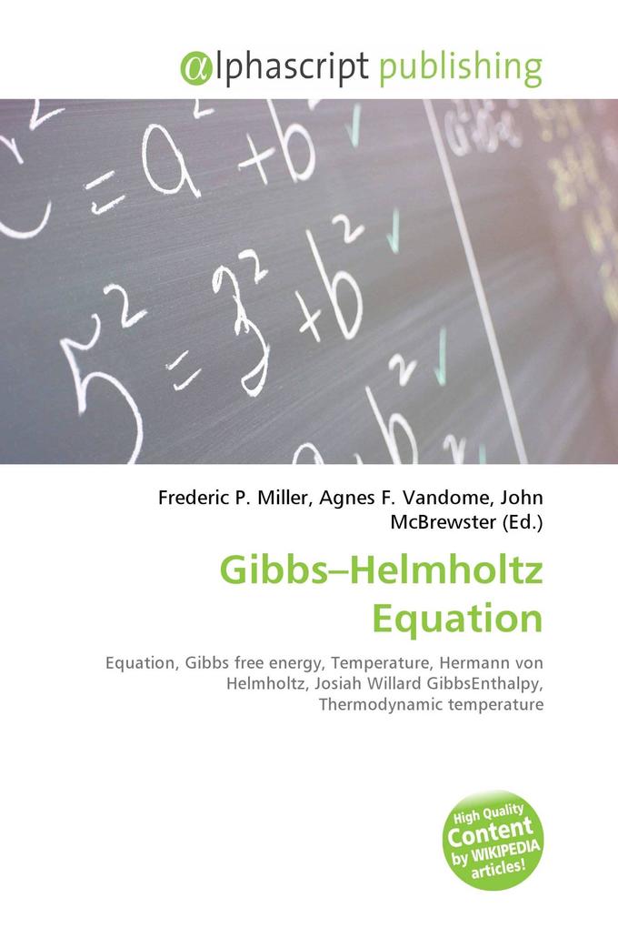 Gibbs-Helmholtz Equation