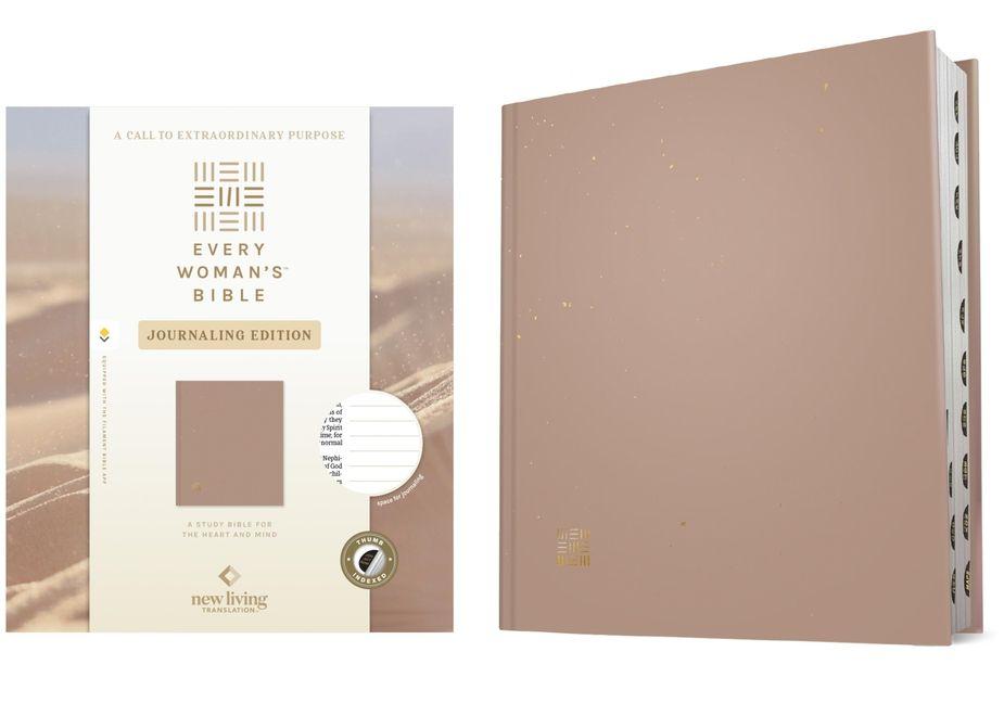 NLT Every Woman''s Bible Journaling Edition Filament Enabled (Hardcover Sand Indexed Red Letter)