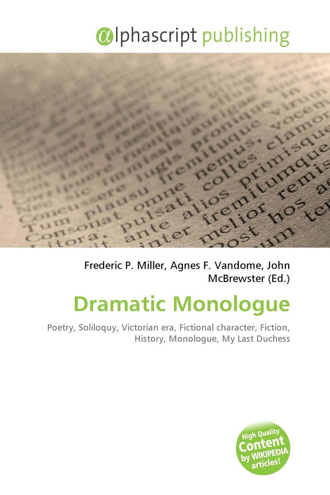 Dramatic Monologue