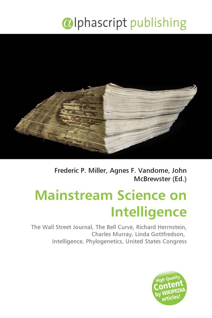 Mainstream Science on Intelligence