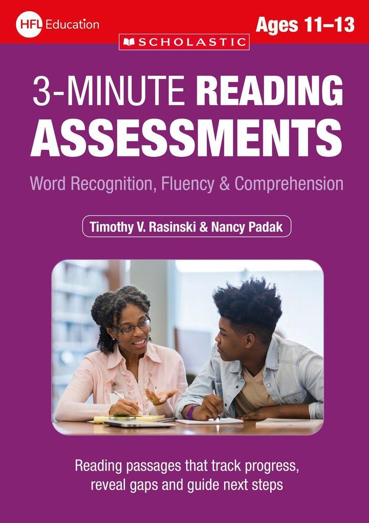 3 Minute Reading Assessments Ages 11-13