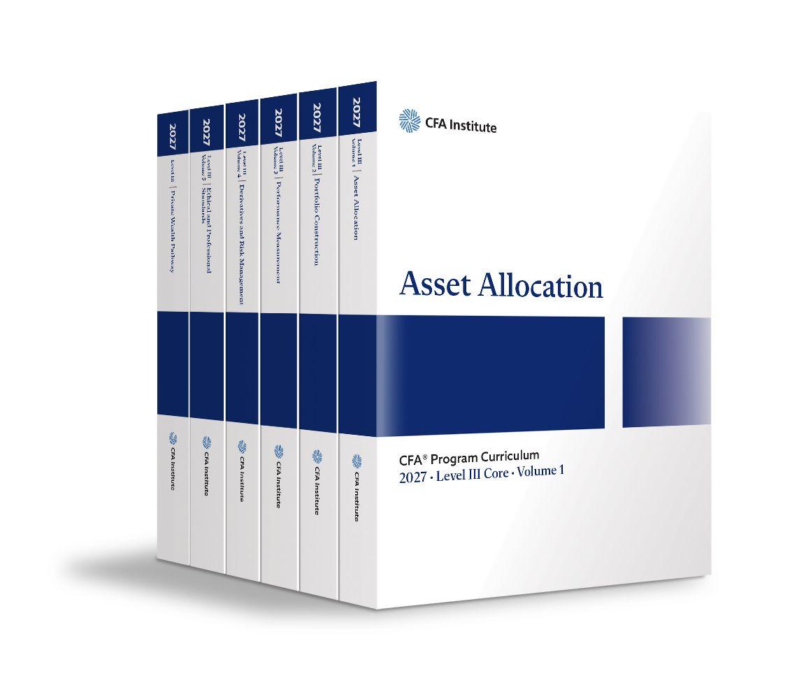 2027 CFA® Program Curriculum Level III Private Wealth Pathway Box Set