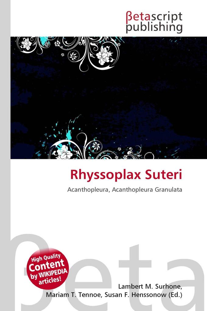 Rhyssoplax Suteri