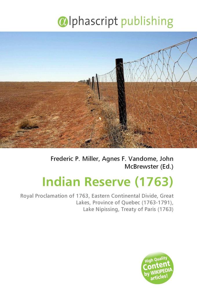 Indian Reserve (1763)