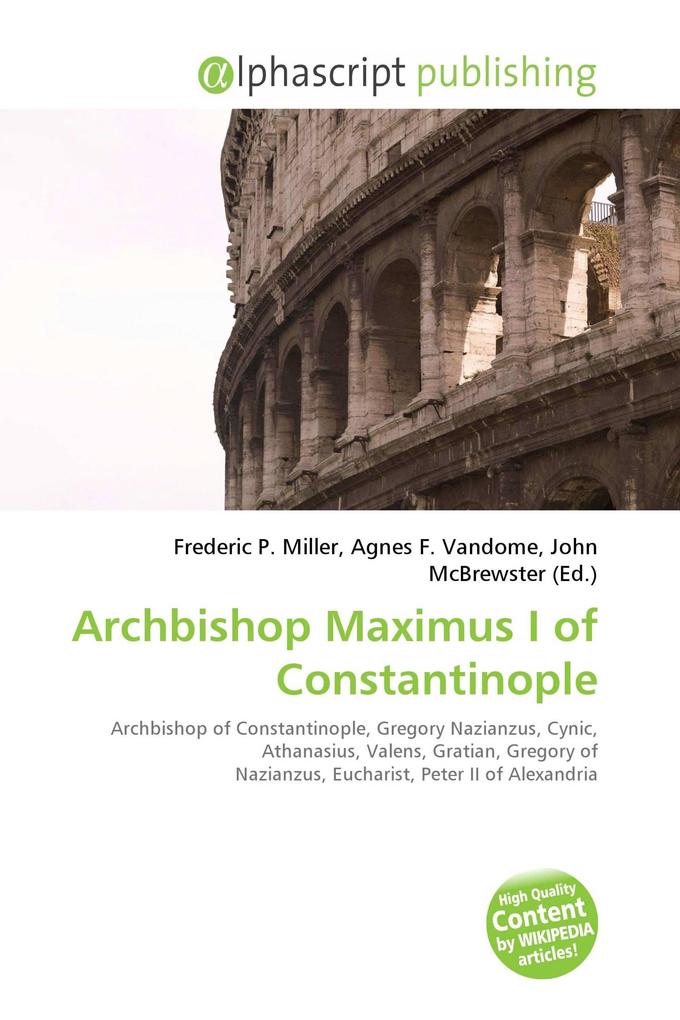 Archbishop Maximus I of Constantinople