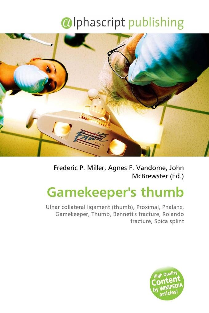 Gamekeeper's thumb