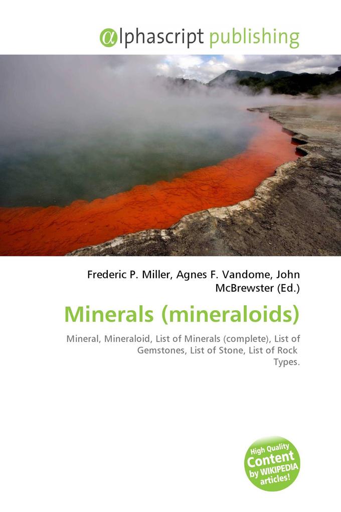 Minerals (mineraloids)