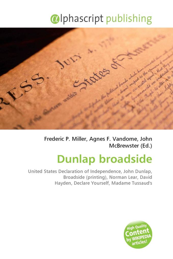 Dunlap broadside