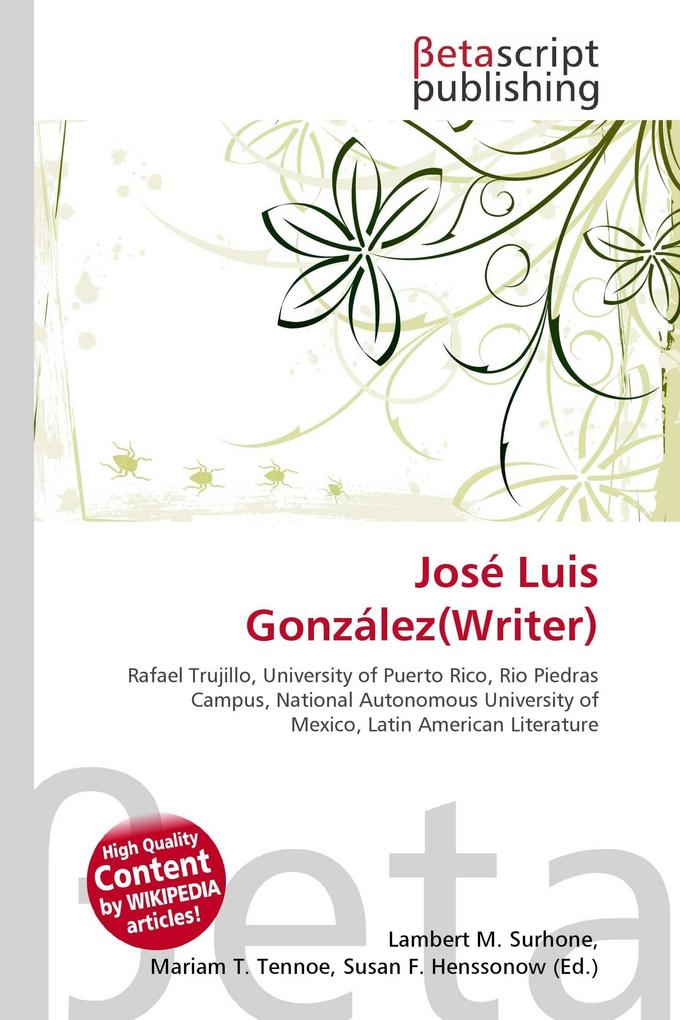 José Luis González(Writer)