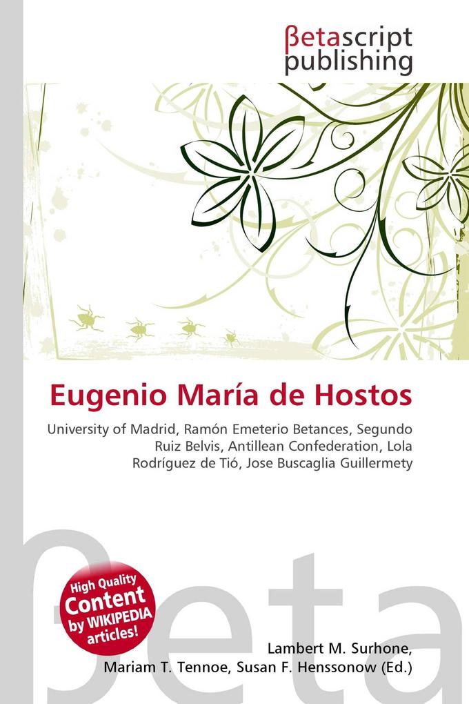 Eugenio María de Hostos