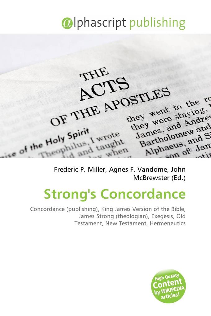 Strong's Concordance