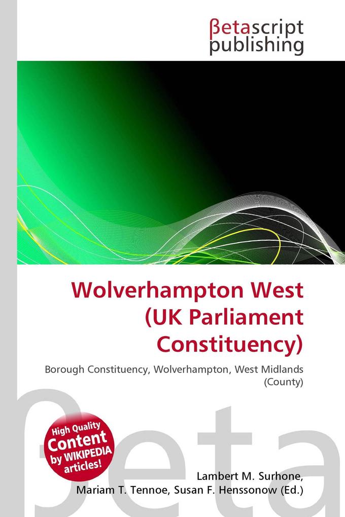Wolverhampton West (UK Parliament Constituency)