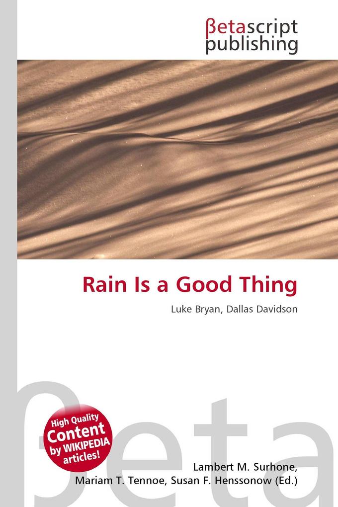 Rain Is a Good Thing