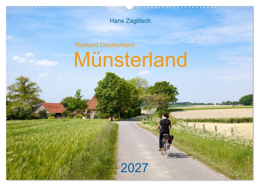 Radland Deutschland - Münsterland (Wandkalender 2027 DIN A2 quer) CALVENDO Monatskalender