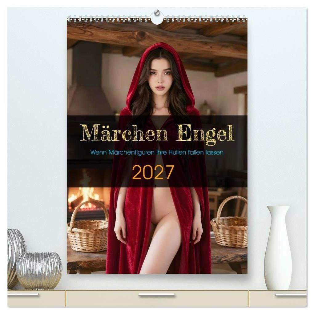 Märchen Engel (hochwertiger Premium Wandkalender 2027 DIN A2 hoch) Kunstdruck in Hochglanz