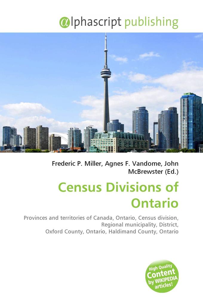Census Divisions of Ontario