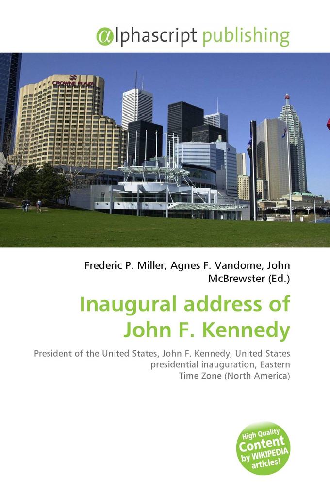 Inaugural address of John F. Kennedy
