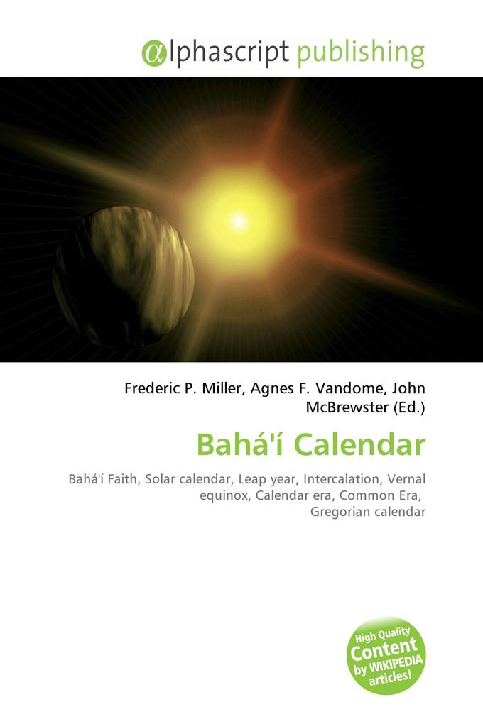 Bahá'í Calendar