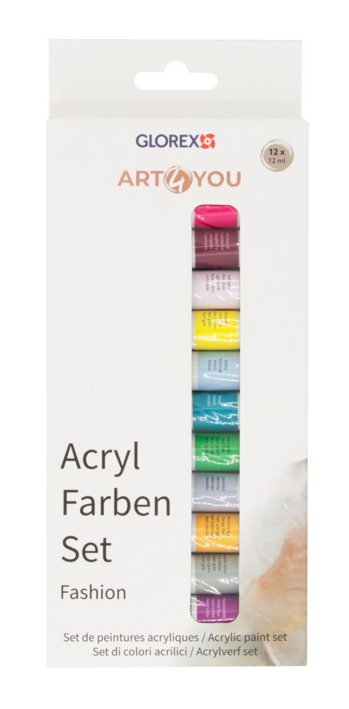 Acrylfarben-Set Fashion 12 Stück je 12ml