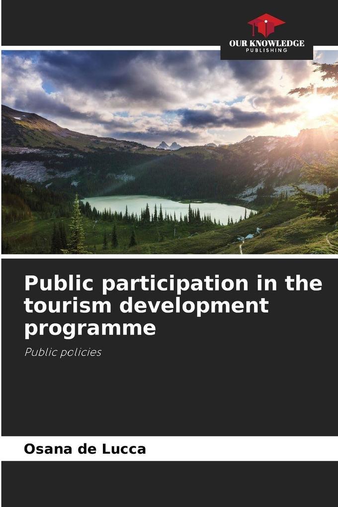 Public participation in the tourism development programme