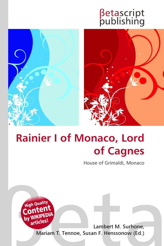 Rainier I of Monaco Lord of Cagnes