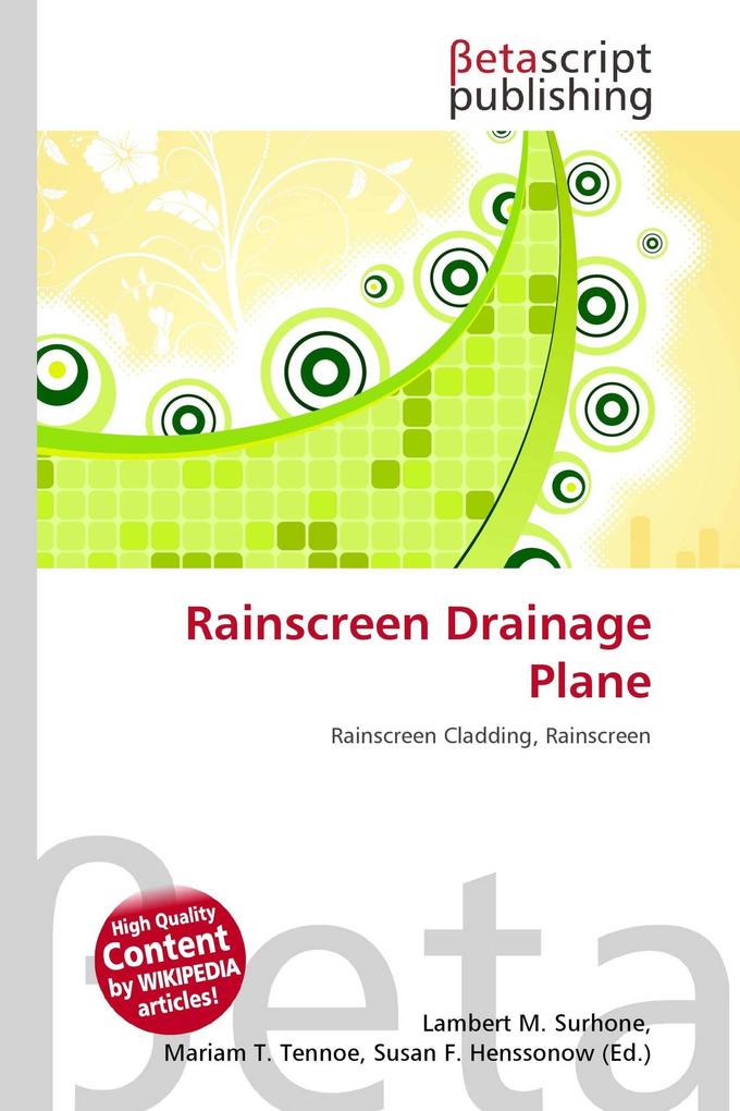 Rainscreen Drainage Plane