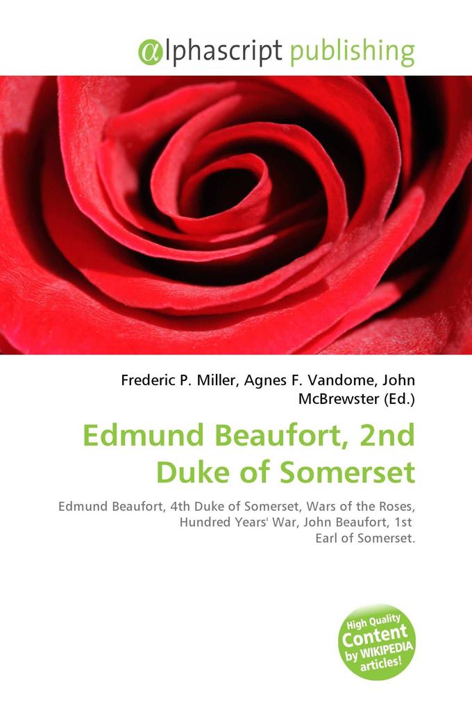 Edmund Beaufort 2nd Duke of Somerset