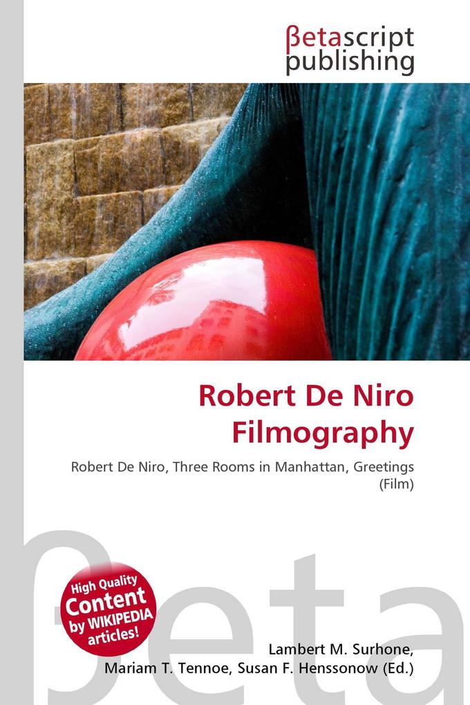Robert De Niro Filmography