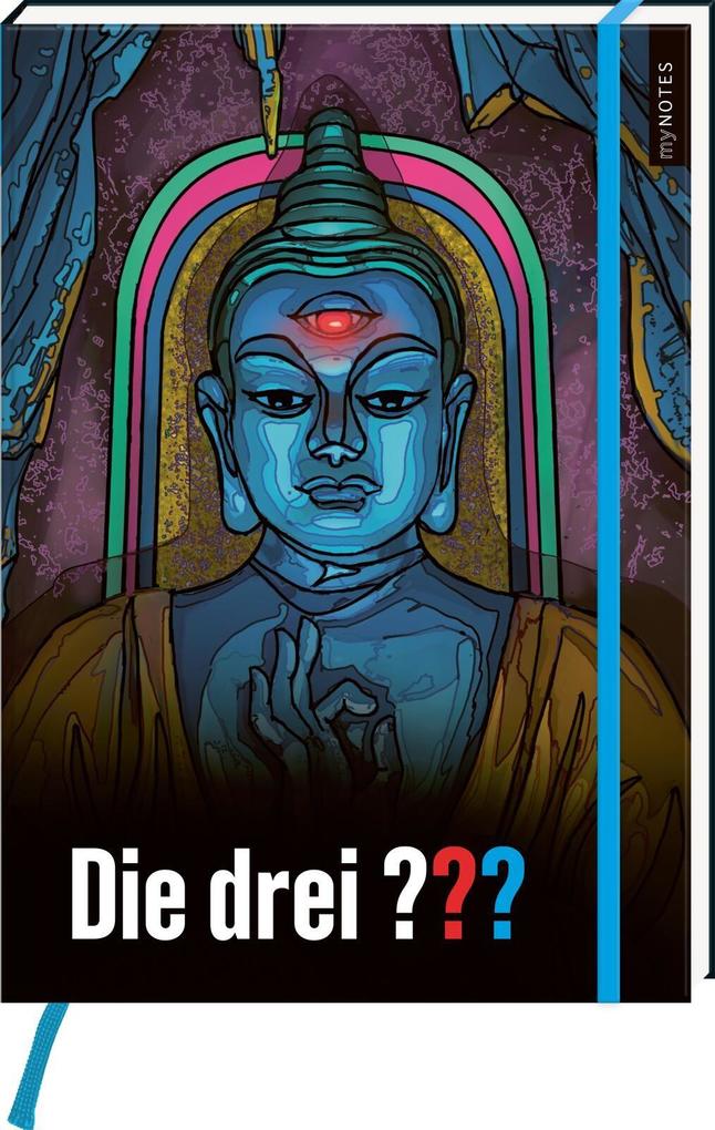 myNOTES Papeterie: Notizbuch A4 Die drei ??? - Feuriges Auge