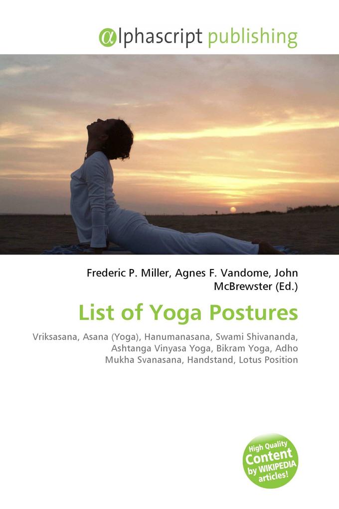 List of Yoga Postures