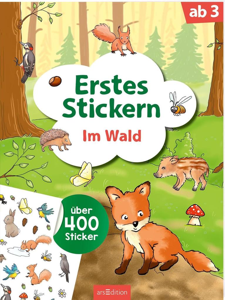 Erstes Stickern - Im Wald