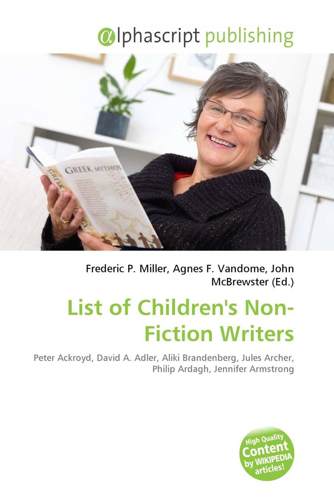 List of Children's Non-Fiction Writers