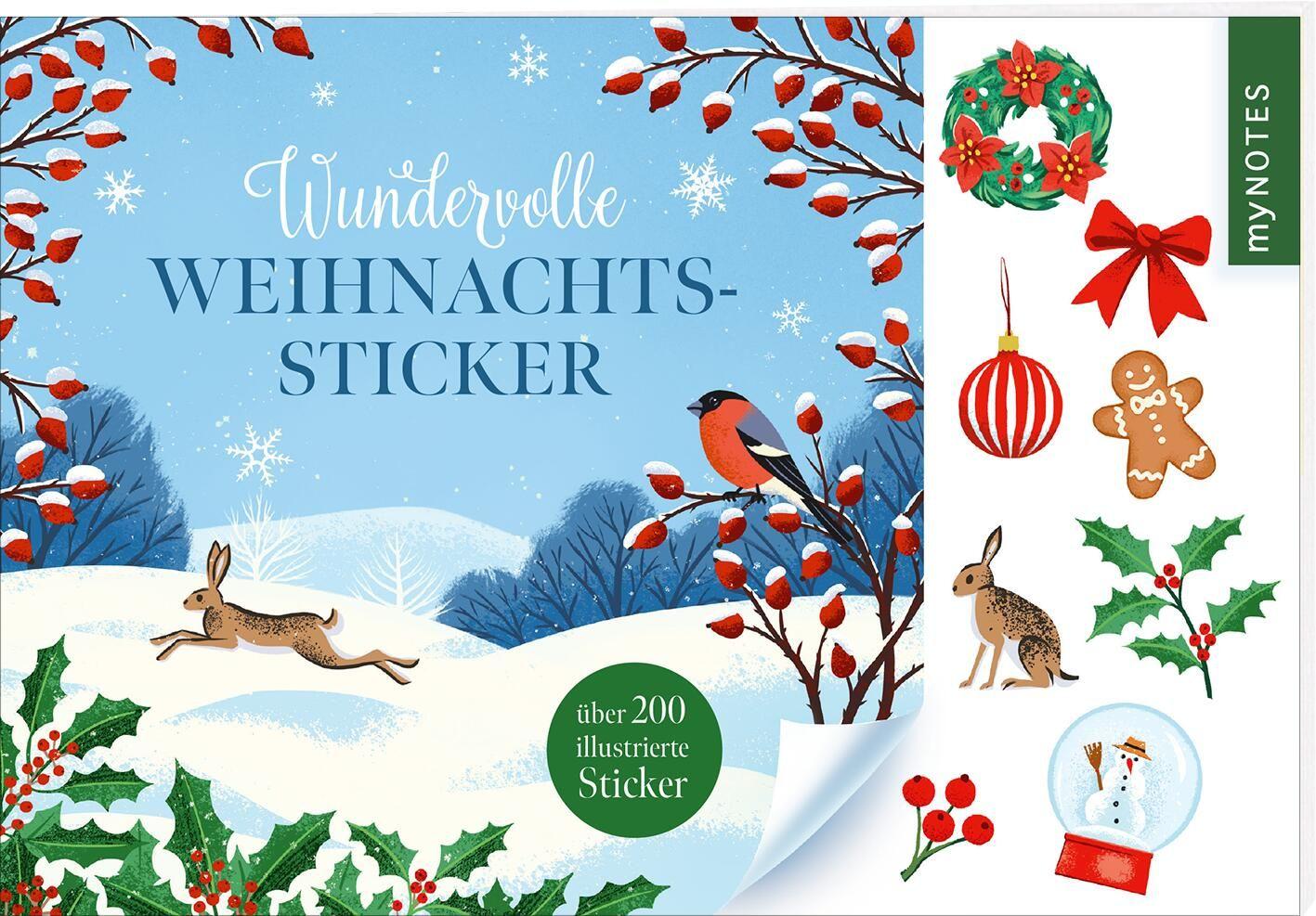 Wundervolle Weihnachtssticker