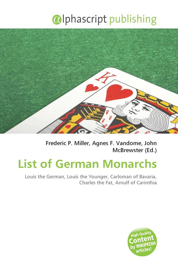 List of German Monarchs