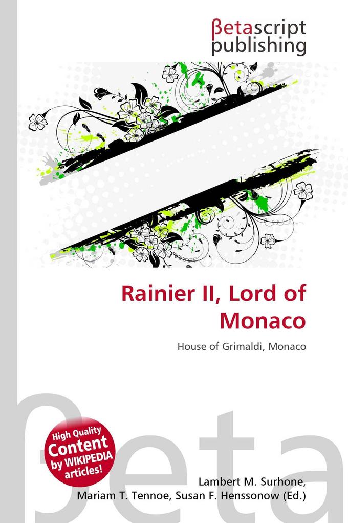 Rainier II Lord of Monaco