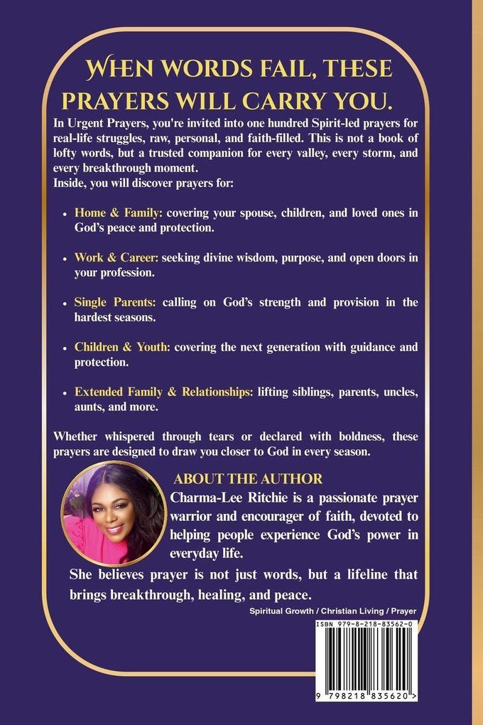 Urgent Prayers