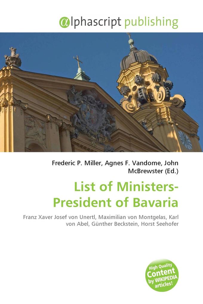 List of Ministers-President of Bavaria