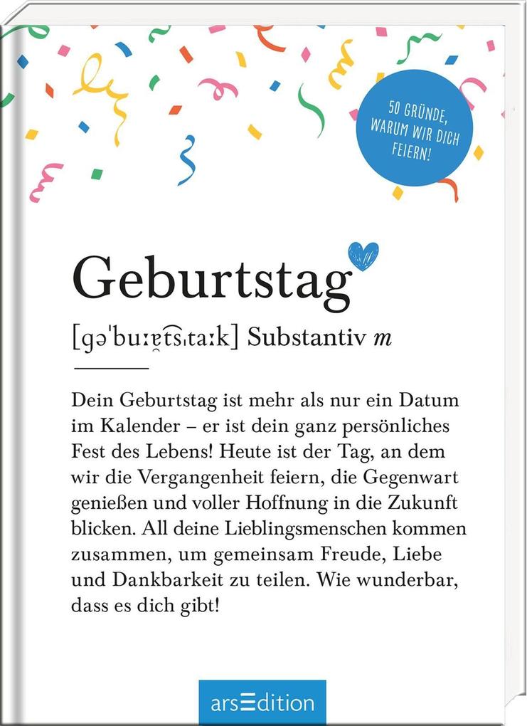 Geburtstag (Substantiv m)