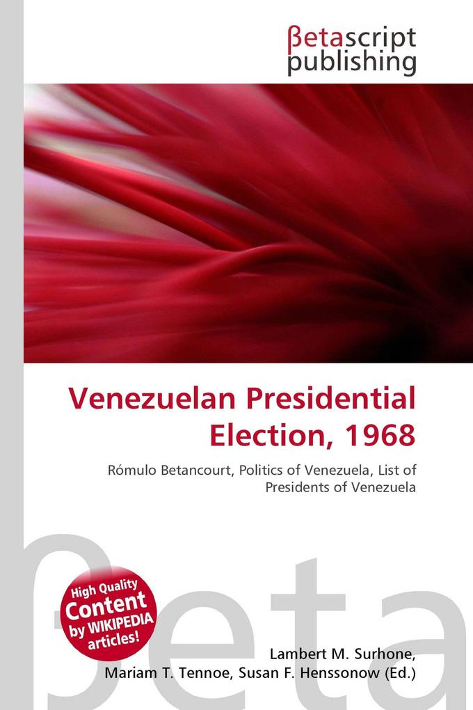 Venezuelan Presidential Election 1968