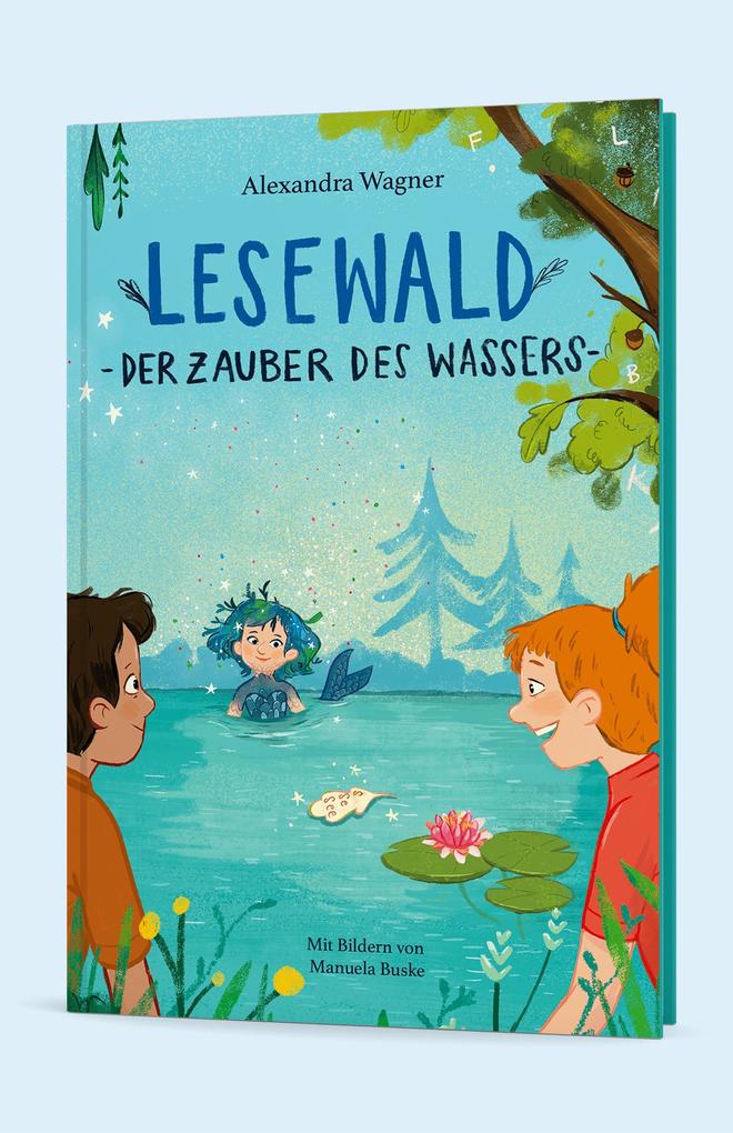 Lesewald Der Zauber des Wassers - Buch zum Lesen lernen | Thema: Mehr Mut bei Angst vor Wasser | Lesen erster Wörter Vorlesen Mitmachspaß