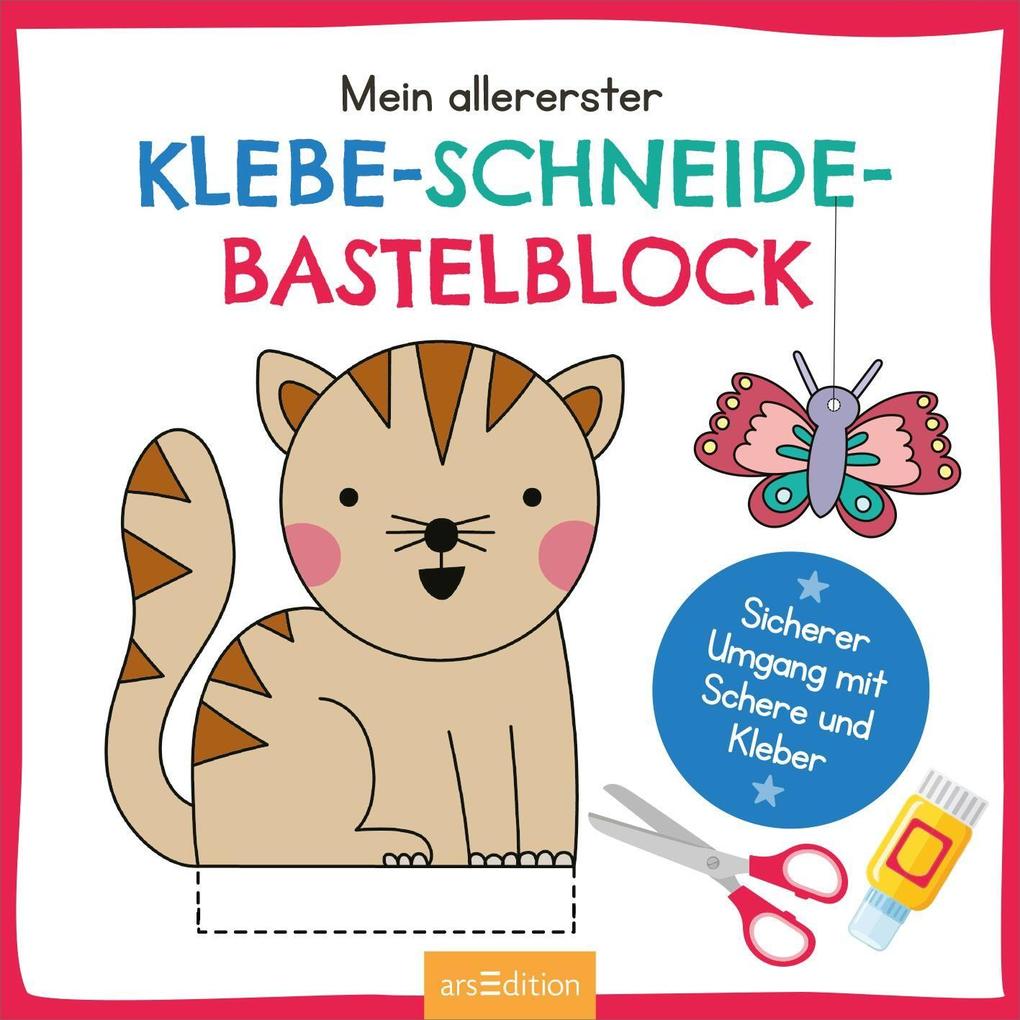 Mein allererster Klebe- Schneide- Bastelblock