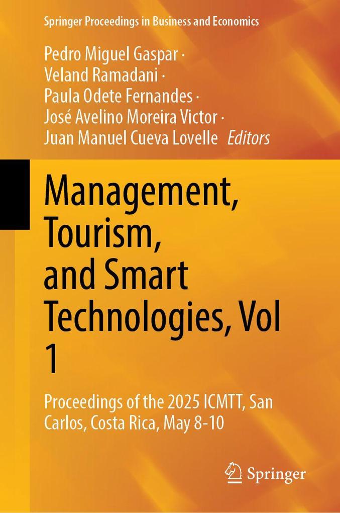 Management Tourism and Smart Technologies Vol 1