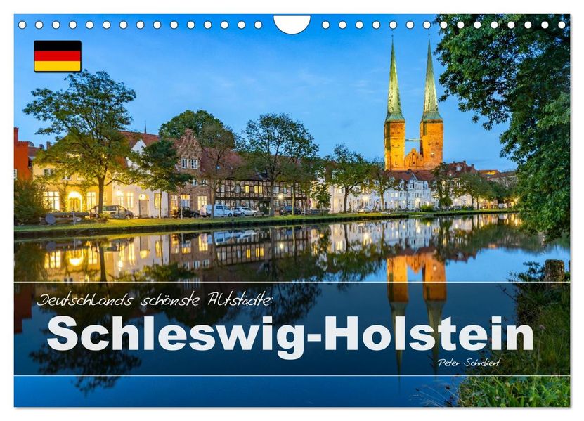 Deutschlands schönste Altstädte - Schleswig-Holstein (Wandkalender 2027 DIN A4 quer) CALVENDO Monatskalender