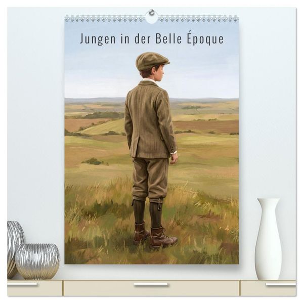 Jungen in der Belle Époque (hochwertiger Premium Wandkalender 2027 DIN A2 hoch) Kunstdruck in Hochglanz